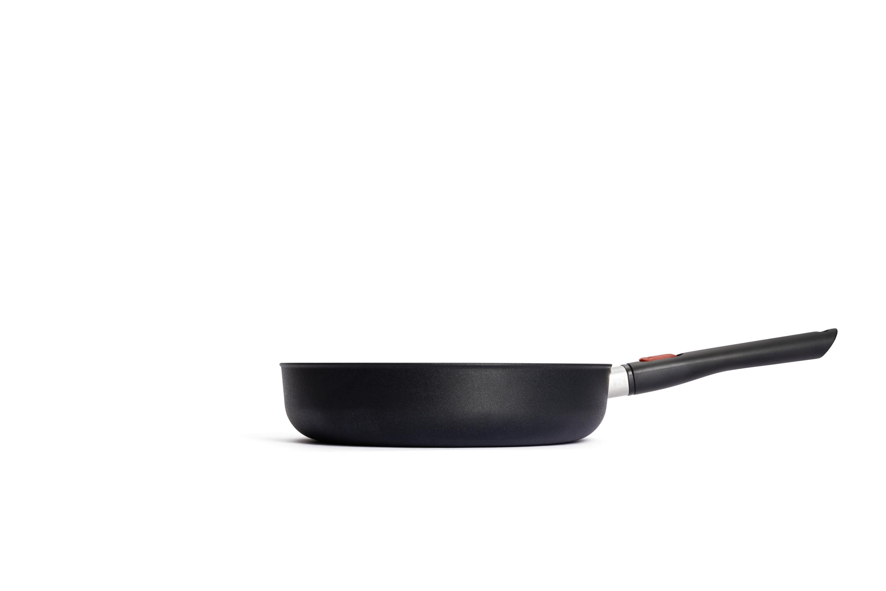 Eco Lite Hochrandpfanne Seitenansicht | Stiel - Abnehmbar | Alle Herdarten inkl. Induktion | 28cm