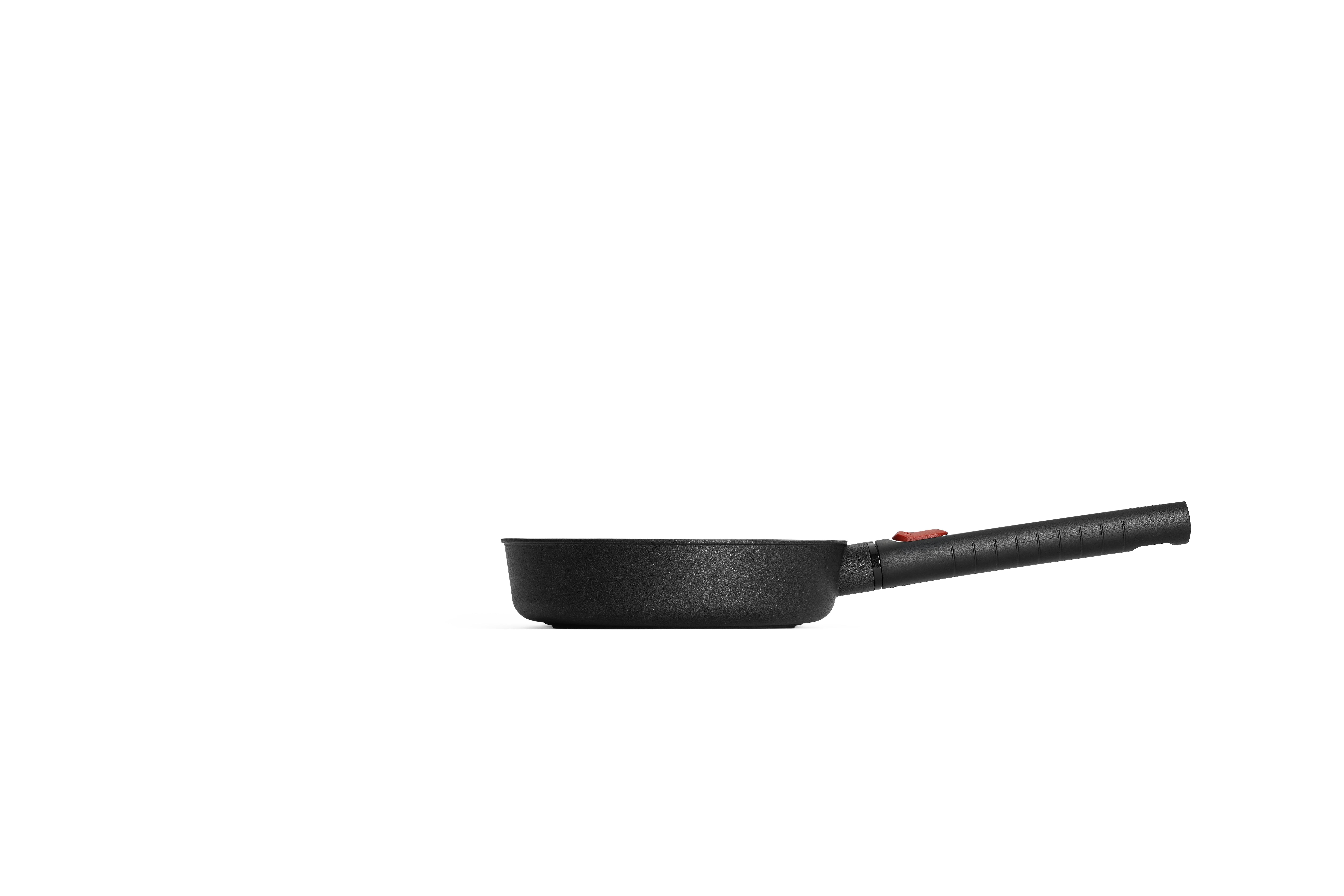 Logic XR Gusspfanne Seitenansicht | Edelstahl - Abnehmbar | Alle Herdarten inkl. Induktion | 24cm
