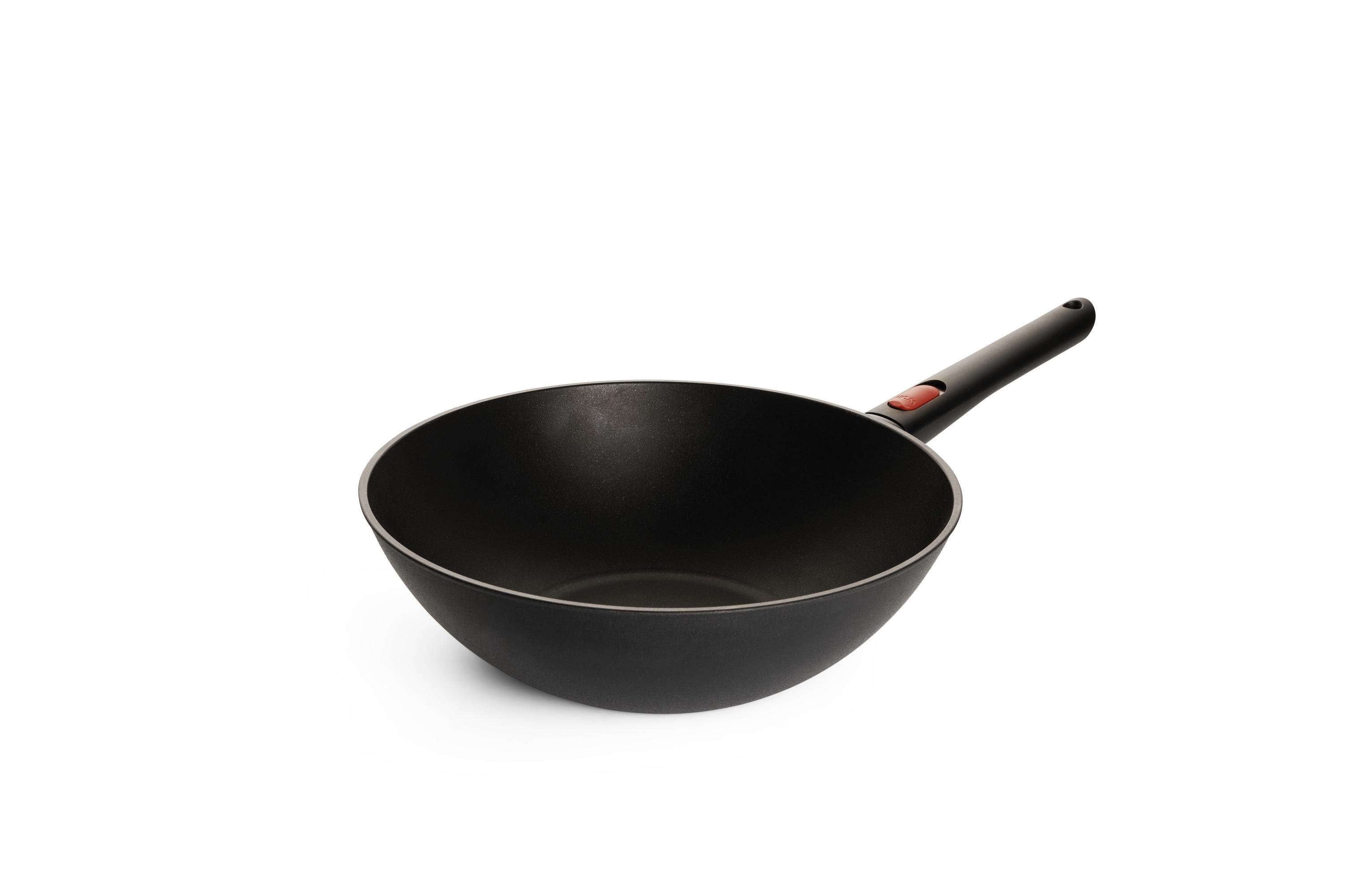 11030ELI_3Quarter EcoLite QXR Wok | Alle Herdarten inkl. Induktion | Abnehmbarer Phenolic-Stiel | 30 cm