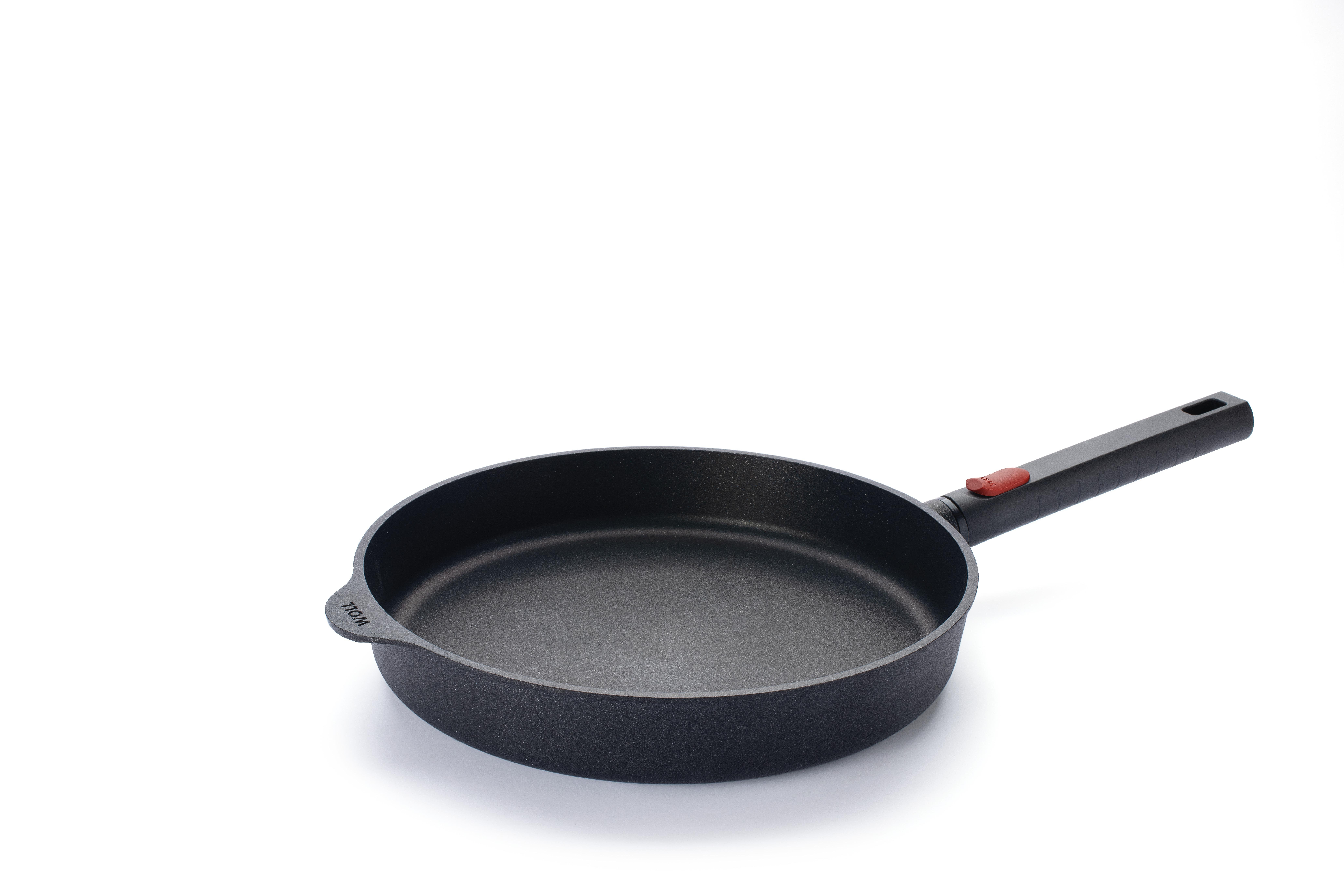 1528LCI_3Quarter Eco Logic QXR Gusspfanne | 28 cm | Stiel - Abnehmbar | Alle Herdarten inkl. Induktion